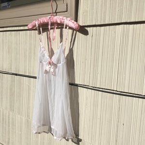 sheer flowy lingerie top